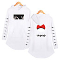 Inspired by Naruto Cosplay Akatsuki Uchiha Itachi Dress Hoodie Polyester / Cotton Blend Print Printing Dress For Women