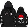 Inspired by Naruto Cosplay Akatsuki Uchiha Itachi Hoodie Anime Polyester / Cotton Blend Print Printing Harajuku Graphic Hoodie For Men