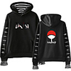 Inspired by Naruto Cosplay Akatsuki Uchiha Itachi Hoodie Fake Two-Piece Polyester / Cotton Blend Print Printing Hoodie For Men