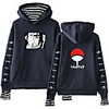 Inspired by Naruto Cosplay Akatsuki Uchiha Itachi Hoodie Fake Two-Piece Polyester / Cotton Blend Print Printing Hoodie For Men