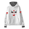 Inspired by Naruto Cosplay Akatsuki Uchiha Itachi Hoodie Fake Two-Piece Polyester / Cotton Blend Print Printing Hoodie For Men