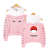 Inspired by Naruto Cosplay Akatsuki Uchiha Itachi Hoodie Fake Two-Piece Polyester / Cotton Blend Print Printing Hoodie For Women