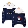 Inspired by Naruto Cosplay Akatsuki Uchiha Itachi Hoodie Fake Two-Piece Polyester / Cotton Blend Print Printing Hoodie For Women