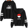Inspired by Naruto Cosplay Akatsuki Uchiha Itachi Hoodie Polyester / Cotton Blend Print Printing Hoodie For Men