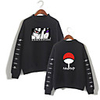 Inspired by Naruto Cosplay Akatsuki Uchiha Itachi Hoodie Polyester / Cotton Blend Print Printing Hoodie For Men