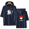 Inspired by Naruto Cosplay Akatsuki Uchiha Itachi Hoodie Polyester / Cotton Blend Print Printing Hoodie For Men