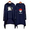 Inspired by Naruto Cosplay Akatsuki Uchiha Itachi Hoodie Polyester / Cotton Blend Print Printing Hoodie For Men