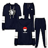 Inspired by Naruto Cosplay Akatsuki Uchiha Itachi Pants Outfits Polyester / Cotton Blend Print Printing Pants For Men