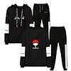 Inspired by Naruto Cosplay Akatsuki Uchiha Itachi Pants Outfits Polyester / Cotton Blend Print Printing Pants For Men