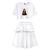 Inspired by Naruto Cosplay Akatsuki Uchiha Itachi Skirt Outfits Pure Cotton Print Printing Skirts For Women
