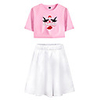 Inspired by Naruto Cosplay Akatsuki Uchiha Itachi Skirt Outfits Pure Cotton Print Printing Skirts For Women