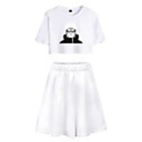 Inspired by Naruto Cosplay Akatsuki Uchiha Itachi Skirt Outfits Pure Cotton Print Printing Skirts For Women