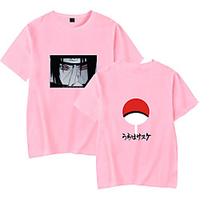 Inspired by Naruto Cosplay Akatsuki Uchiha Itachi T-shirt Anime Polyester / Cotton Blend Print Printing Harajuku Graphic T-shirt For Women