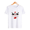 Inspired by Naruto Cosplay Akatsuki Uchiha Itachi T-shirt Polyester / Cotton Blend Print Printing T-shirt For Men
