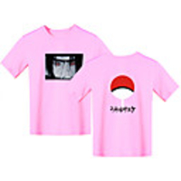 Inspired by Naruto Cosplay Akatsuki Uchiha Itachi T-shirt Terylene Print Printing T-shirt For Boys