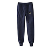 Inspired by Naruto Cosplay Akatsuki Uchiha Pants Polyester / Cotton Blend Print Printing Pants For Men