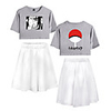 Inspired by Naruto Cosplay Akatsuki Uchiha Skirt Outfits Pure Cotton Print Printing Skirts For Women