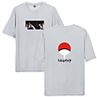 Inspired by Naruto Cosplay Akatsuki Uchiha T-shirt Pure Cotton Print Printing T-shirt For Men