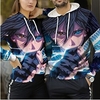 Inspired by Naruto Cosplay Costume Hoodie 100% Polyester Print Printing Hoodie For Men