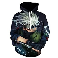 Inspired by Naruto Cosplay Costume Hoodie Polyster 3D Print Printing Hoodie For Women