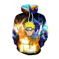Inspired by Naruto Cosplay Costume Hoodie Polyster Print Printing Hoodie For Women