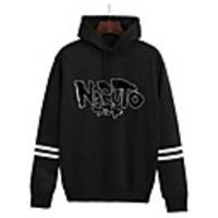 Inspired by Naruto Cosplay Hoodie Polyester / Cotton Blend Graphic Prints Printing Hoodie For Men