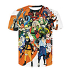 Inspired by Naruto Hatake Kakashi Anime Cartoon Polyester / Cotton Blend 3D 3D Harajuku Graphic T-shirt For Women