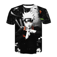 Inspired by Naruto Hatake Kakashi Anime Cartoon Polyester / Cotton Blend 3D 3D Harajuku Graphic T-shirt For Women