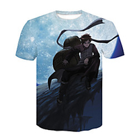 Inspired by Naruto Hatake Kakashi Anime Cartoon Polyester / Cotton Blend 3D 3D Harajuku Graphic T-shirt For Women