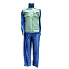 Inspired by Naruto Hatake Kakashi Anime Cosplay Costumes Japanese Cosplay Suits Patchwork Long Sleeve Vest Pants T-shirt For Men