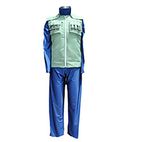 Inspired by Naruto Hatake Kakashi Anime Cosplay Costumes Japanese Cosplay Suits Patchwork Long Sleeve Vest Pants T-shirt For Men