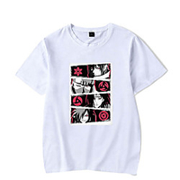 Inspired by Naruto Hatake Kakashi Naruto Uzumaki Cosplay Costume T-shirt Microfiber Graphic Prints Printing T-shirt For Men