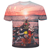 Inspired by Naruto Naruto Uzumaki Anime Cartoon 100% Polyester 3D Harajuku Graphic Kawaii T-shirt For Women