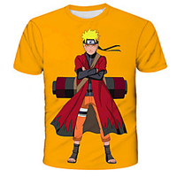 Inspired by Naruto Naruto Uzumaki Anime Cartoon 100% Polyester 3D Harajuku Graphic Kawaii T-shirt For Women
