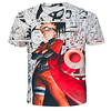 Inspired by Naruto Naruto Uzumaki Anime Cartoon 100% Polyester 3D Harajuku Graphic Kawaii T-shirt For Women