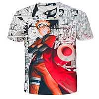 Inspired by Naruto Naruto Uzumaki Anime Cartoon 100% Polyester 3D Harajuku Graphic Kawaii T-shirt For Women