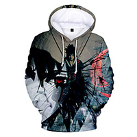 Inspired by Naruto Naruto Uzumaki Cosplay Costume Hoodie Polyster Print Printing Hoodie For Men