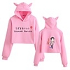 Inspired by Naruto Naruto Uzumaki Crop Top Hoodie Polyester / Cotton Blend Graphic Prints Printing Crop Top For Men