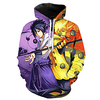 Inspired by Naruto Naruto Uzumaki Uchiha Sasuke Cosplay Costume Hoodie Polyster Print Printing Hoodie For Women