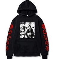 Inspired by Naruto Uchiha Itachi Anime Cartoon 100% Polyester Print Harajuku Graphic Kawaii Hoodie For Men