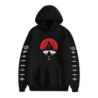 Inspired by Naruto Uchiha Itachi Cosplay Costume Hoodie 100% Polyester Graphic Printing Harajuku Graphic Hoodie For Men