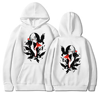 Inspired by Naruto Uchiha Itachi Hoodie Anime 100% Polyester Anime 3D Harajuku Graphic Outerwear For Unisex / Couple