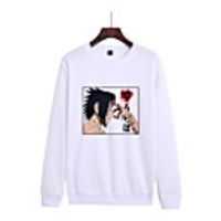 Inspired by Naruto Uchiha Itachi Hoodie Polyester / Cotton Blend Graphic Prints Printing Hoodie For Men