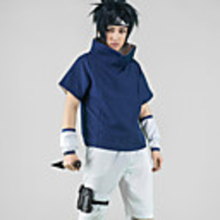 Inspired by Naruto Uchiha Sarada Anime Cosplay Costumes Japanese Cosplay Suits Cosplay Tops / Bottoms Top Pants Sleeves For Men