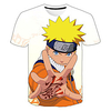 Inspired by Naruto Uchiha Sasuke Anime Cartoon 100% Polyester 3D 3D Harajuku Graphic T-shirt For Women