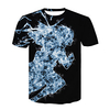 Inspired by Naruto Uchiha Sasuke Anime Cartoon 100% Polyester 3D 3D Harajuku Graphic T-shirt For Women