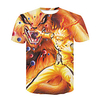 Inspired by Naruto Uchiha Sasuke Anime Cartoon 100% Polyester 3D 3D Harajuku Graphic T-shirt For Women
