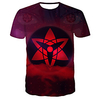 Inspired by Naruto Uchiha Sasuke Anime Cartoon 100% Polyester 3D 3D Harajuku Graphic T-shirt For Women