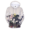 Inspired by Naruto Uchiha Sasuke Anime Cartoon 100% Polyester 3D Harajuku Graphic Kawaii Hoodie For Women