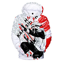 Inspired by Naruto Uchiha Sasuke Anime Cartoon 100% Polyester 3D Harajuku Graphic Kawaii Hoodie For Women